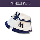 Momoji Tennis Pet Bib - White ชุดเทนนิสชาย เทนนิสหญิง ชุดสำหรับสุนัข แมว ชุดน้องหมามีกระโปรง